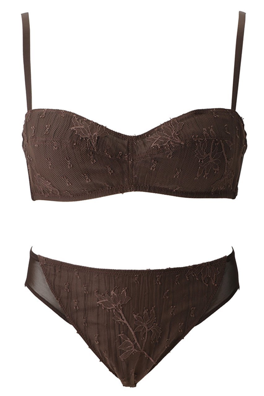 【ランジェリーク/LANGELIQUE】のCOLINA SET インテリア・キッズ・メンズ・レディースファッション・服の通販 founy(ファニー) 　ファッション　Fashion　レディースファッション　Fashion for Women　セットアップ　Matching Sets　下着・ランジェリー　Lingerie & Intimates　ショーツ　Shorts, Short Pants　シンプル　Simple, Minimal　フォルム　Silhouette, Form　ブラジャー　Bra, Lingerie　ランジェリー　Lingerie, Intimate Wear　レース　Lace, Lace Fabric　ワイヤー　Wire, Wired Bra　ブラウン|ID: prp329100004955880 ipo3291000000037185197