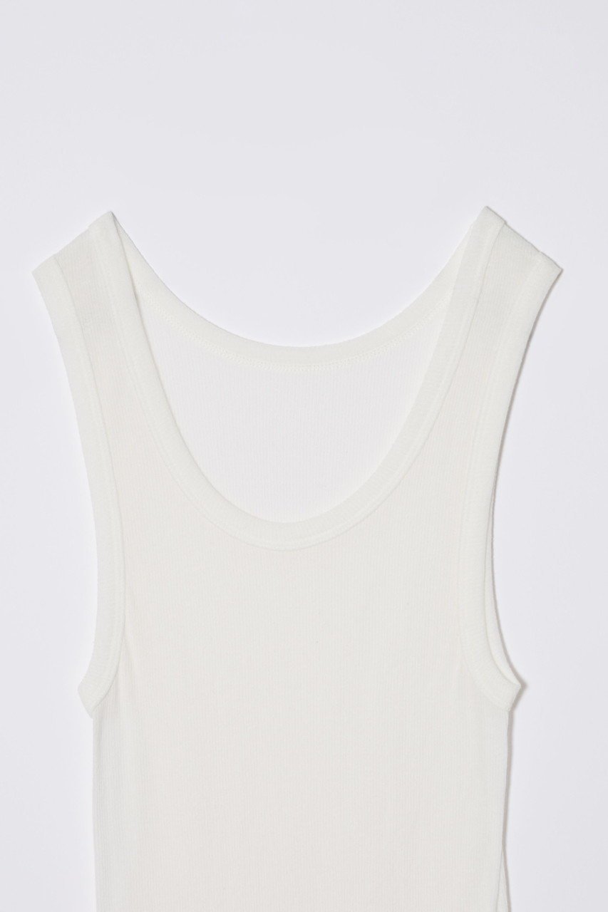 【プリスティン/PRISTINE】のフロストテレコタンクトップ 人気、トレンドファッション・服の通販 founy(ファニー) 　ファッション　Fashion　レディースファッション　Fashion for Women　下着・ランジェリー　Lingerie & Intimates　その他ランジェリー・インナーアイテム　Other Lingerie / Intimates　なめらか　Smooth, Silky Texture　インナー　Innerwear　シンプル　Simple, Minimal　タンク　Tank Top, Sleeveless Top　テレコ　Ribbed, Rib Stitch　フィット　Fit, Slim Fit　ラウンド　Round, Round Neck　ランジェリー　Lingerie, Intimate Wear　夏　Summer　other-2|ID: prp329100004955890 ipo3291000000037185291