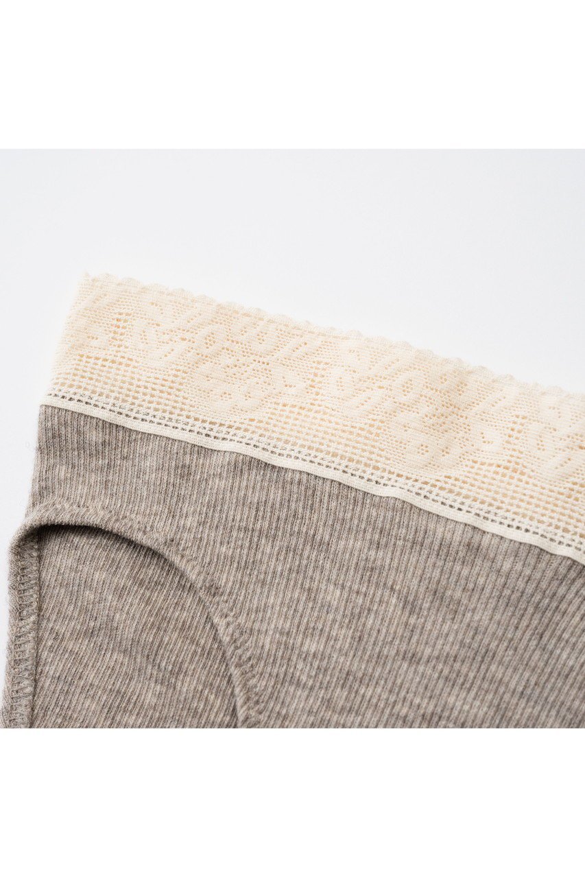 【プリスティン/PRISTINE】のレース付きヤクテレコショーツ 人気、トレンドファッション・服の通販 founy(ファニー) 　ファッション　Fashion　レディースファッション　Fashion for Women　下着・ランジェリー　Lingerie & Intimates　ショーツ・ランジェリー用ボトムス　Panties / Briefs / Lingerie Bottoms　ショーツ　Shorts, Short Pants　チューブ　Tube, Tube Top　テレコ　Ribbed, Rib Stitch　フィット　Fit, Slim Fit　ランジェリー　Lingerie, Intimate Wear　レース　Lace, Lace Fabric　other-2|ID: prp329100004955893 ipo3291000000037185303