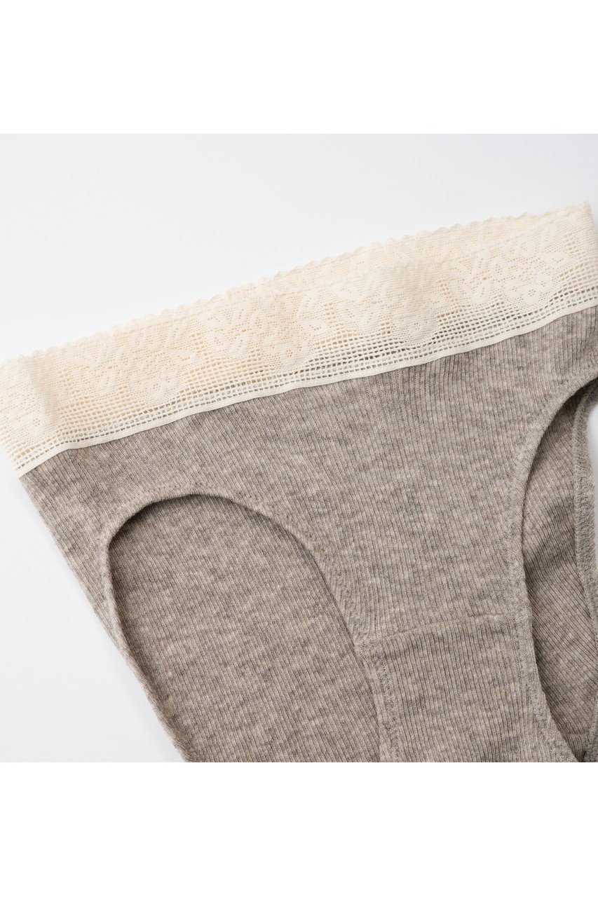 【プリスティン/PRISTINE】のレース付きヤクテレコショーツ 人気、トレンドファッション・服の通販 founy(ファニー) 　ファッション　Fashion　レディースファッション　Fashion for Women　下着・ランジェリー　Lingerie & Intimates　ショーツ・ランジェリー用ボトムス　Panties / Briefs / Lingerie Bottoms　ショーツ　Shorts, Short Pants　チューブ　Tube, Tube Top　テレコ　Ribbed, Rib Stitch　フィット　Fit, Slim Fit　ランジェリー　Lingerie, Intimate Wear　レース　Lace, Lace Fabric　other-3|ID: prp329100004955893 ipo3291000000037185305