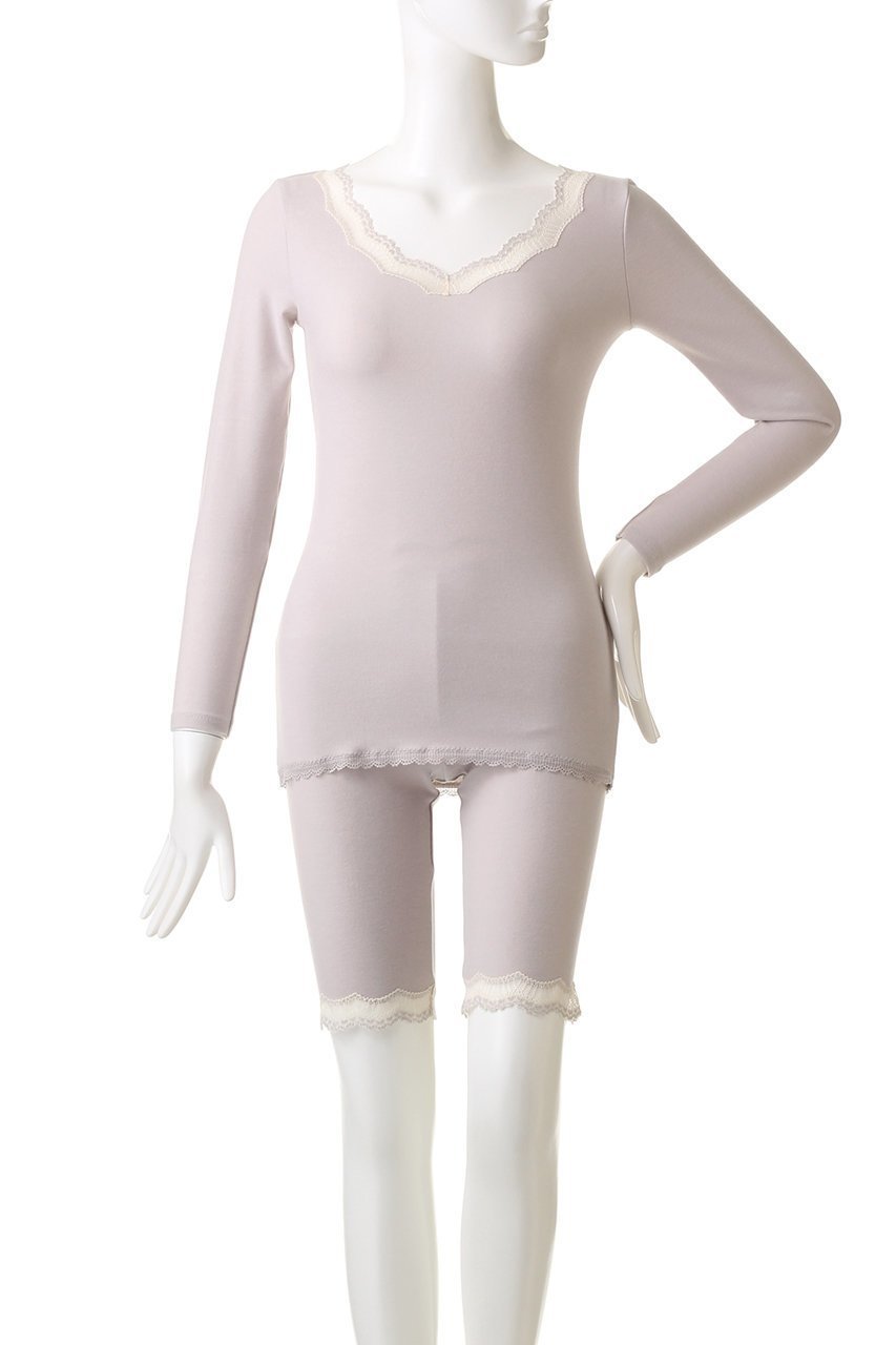 【キッドブルー/KID BLUE】の22起毛ベア天長袖インナー 人気、トレンドファッション・服の通販 founy(ファニー) 　ファッション　Fashion　レディースファッション　Fashion for Women　下着・ランジェリー　Lingerie & Intimates　その他ランジェリー・インナーアイテム　Other Lingerie / Intimates　おすすめ　Recommended / Our Picks　アクリル　Acrylic Material　インナー　Innerwear　セットアップ　Set-Up, Coordinated Outfit　ランジェリー　Lingerie, Intimate Wear　レース　Lace, Lace Fabric　長袖　Long Sleeve, Full Sleeve　other-2|ID: prp329100004956151 ipo3291000000037187667