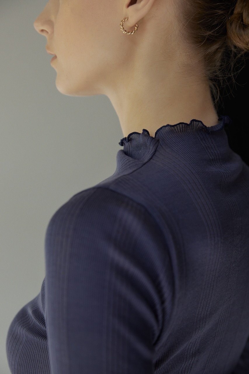 【アロマティック/AROMATIQUE】の100双シアーロングスリーブ 人気、トレンドファッション・服の通販 founy(ファニー) 　ファッション　Fashion　レディースファッション　Fashion for Women　下着・ランジェリー　Lingerie & Intimates　その他ランジェリー・インナーアイテム　Other Lingerie / Intimates　インナー　Innerwear　シャドー　Shadow, Subtle Pattern　シンプル　Simple, Minimal　ボーダー　Border, Stripe　ランジェリー　Lingerie, Intimate Wear　other-7|ID: prp329100004956174 ipo3291000000037187891