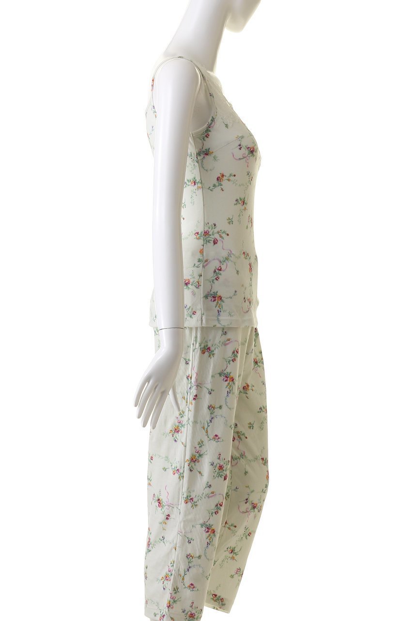 【イクコ/IKUKO】の60接結花柄プリント リバーレースキャミソール 人気、トレンドファッション・服の通販 founy(ファニー) 　ファッション　Fashion　レディースファッション　Fashion for Women　下着・ランジェリー　Lingerie & Intimates　その他ランジェリー・インナーアイテム　Other Lingerie / Intimates　インナー　Innerwear　キャミソール　Camisole, Spaghetti Strap Top　フィット　Fit, Slim Fit　プリント　Print, Printed Pattern　ランジェリー　Lingerie, Intimate Wear　レース　Lace, Lace Fabric　エレガント 上品　Elegant　other-3|ID: prp329100004956200 ipo3291000000037188126