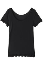【キッドブルー/KID BLUE】の24ベンベルグベア天半袖インナー ブラック|ID: prp329100004956253 ipo3291000000037188684