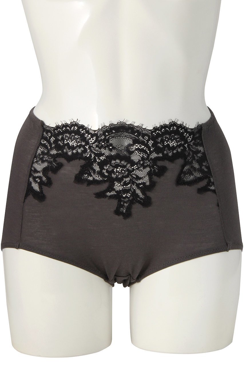 【イクコ/IKUKO】のマイクロモダール綿シルク天竺レース深型ボックスショーツ 人気、トレンドファッション・服の通販 founy(ファニー) 　ファッション　Fashion　レディースファッション　Fashion for Women　下着・ランジェリー　Lingerie & Intimates　ショーツ・ランジェリー用ボトムス　Panties / Briefs / Lingerie Bottoms　おすすめ　Recommended / Our Picks　インナー　Innerwear　ショーツ　Shorts, Short Pants　シルク　Silk, 100% Silk　セットアップ　Set-Up, Coordinated Outfit　フロント　Front, Front Design　ボックス　Boxy, Box Shape　ランジェリー　Lingerie, Intimate Wear　レース　Lace, Lace Fabric　other-2|ID: prp329100004956291 ipo3291000000037189034