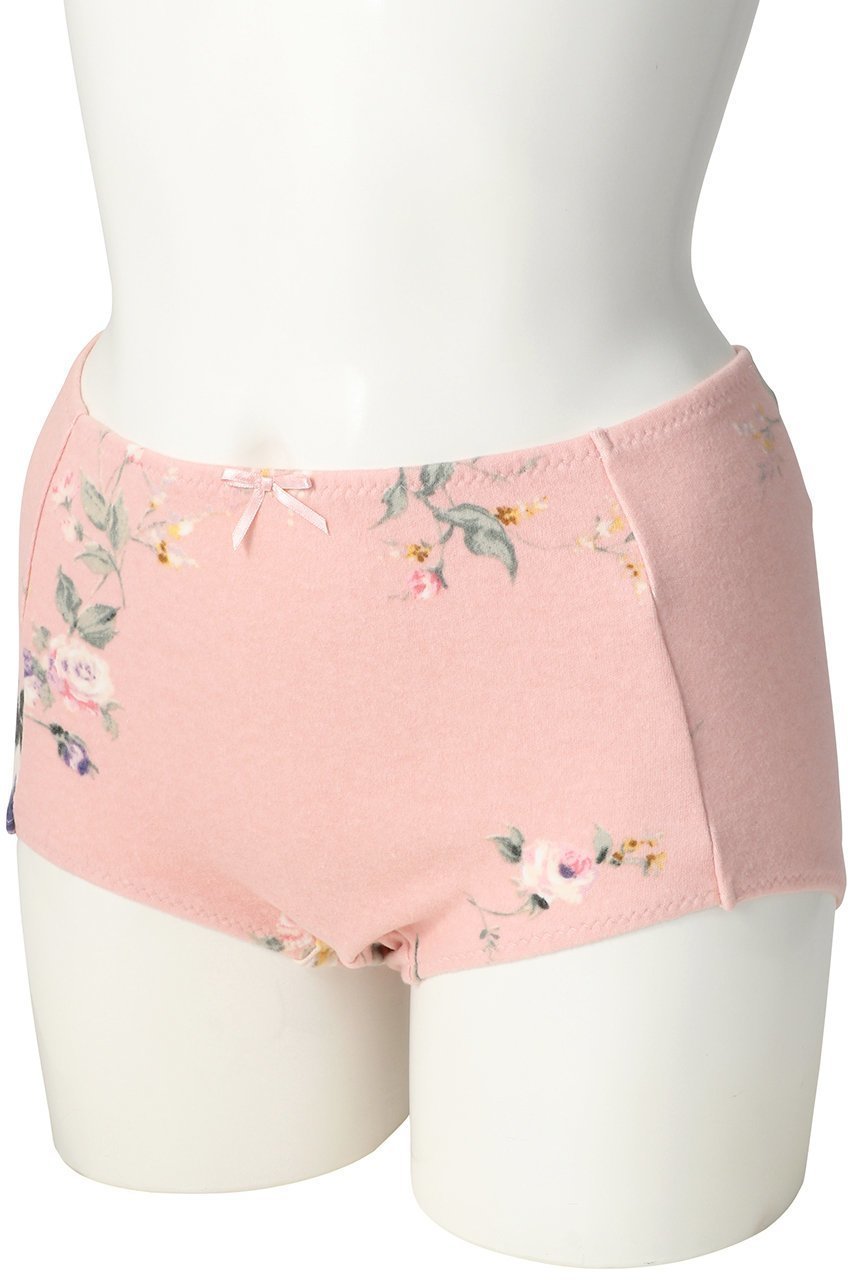 【イクコ/IKUKO】のスムース花柄起毛 ボックスショーツ 人気、トレンドファッション・服の通販 founy(ファニー) 　ファッション　Fashion　レディースファッション　Fashion for Women　下着・ランジェリー　Lingerie & Intimates　ショーツ・ランジェリー用ボトムス　Panties / Briefs / Lingerie Bottoms　ショーツ　Shorts, Short Pants　フェミニン　Feminine, Girly　フラワー　Flower, Floral　プリント　Print, Printed Pattern　ボックス　Boxy, Box Shape　ランジェリー　Lingerie, Intimate Wear　A/W・秋冬　Autumn/Winter　other-3|ID: prp329100004956302 ipo3291000000037189125