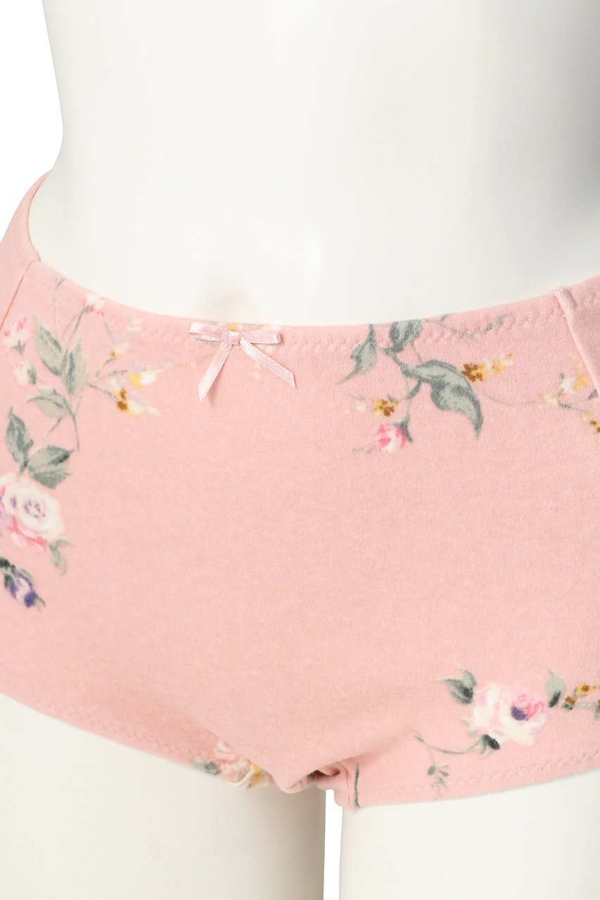 【イクコ/IKUKO】のスムース花柄起毛 ボックスショーツ 人気、トレンドファッション・服の通販 founy(ファニー) 　ファッション　Fashion　レディースファッション　Fashion for Women　下着・ランジェリー　Lingerie & Intimates　ショーツ・ランジェリー用ボトムス　Panties / Briefs / Lingerie Bottoms　ショーツ　Shorts, Short Pants　フェミニン　Feminine, Girly　フラワー　Flower, Floral　プリント　Print, Printed Pattern　ボックス　Boxy, Box Shape　ランジェリー　Lingerie, Intimate Wear　A/W・秋冬　Autumn/Winter　other-5|ID: prp329100004956302 ipo3291000000037189127