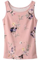 【イクコ/IKUKO】のスムース花柄起毛 タンクトップ ピンク|ID: prp329100004956304 ipo3291000000037189141