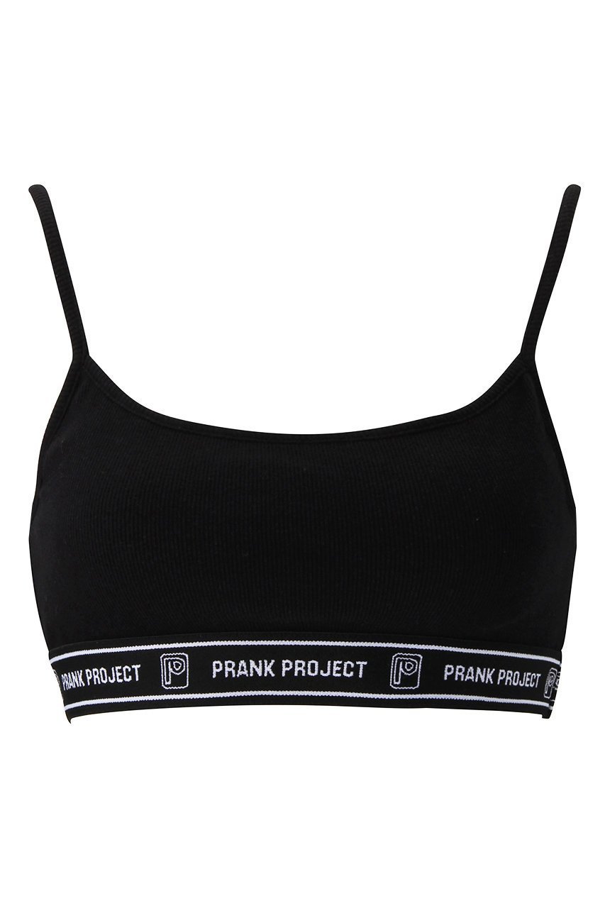 【プランク プロジェクト/PRANK PROJECT】のロゴバンドブラトップ / Logo Band Bra Top インテリア・キッズ・メンズ・レディースファッション・服の通販 founy(ファニー) 　ファッション　Fashion　レディースファッション　Fashion for Women　ワンピース　Dresses　下着・ランジェリー　Lingerie & Intimates　インナー　Innerwear　ジャケット　Jacket, Outerwear　スポーティ　Sporty, Casual Athletic　テレコ　Ribbed, Rib Stitch　ブラジャー　Bra, Lingerie　ランジェリー　Lingerie, Intimate Wear　BLK(ブラック)|ID: prp329100004956315 ipo3291000000037189234