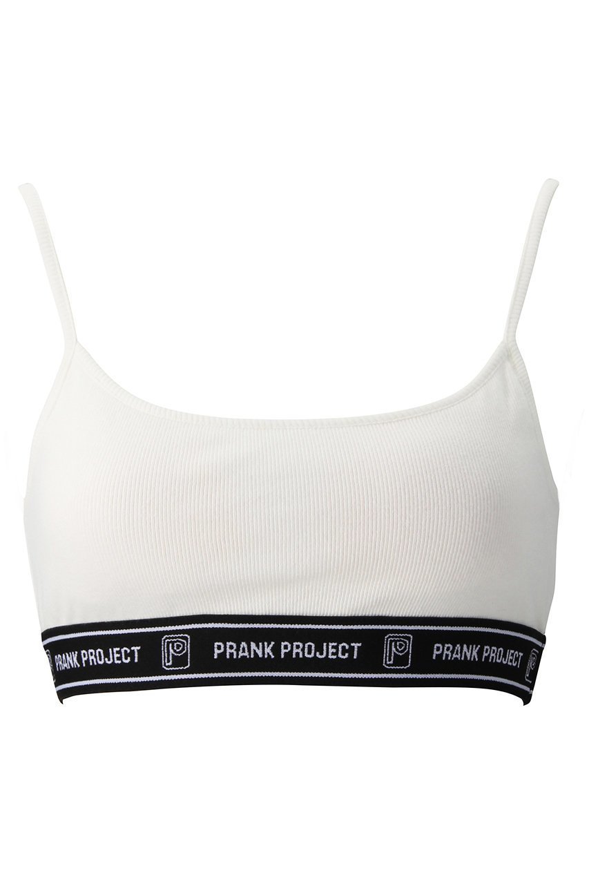 【プランク プロジェクト/PRANK PROJECT】のロゴバンドブラトップ / Logo Band Bra Top インテリア・キッズ・メンズ・レディースファッション・服の通販 founy(ファニー) 　ファッション　Fashion　レディースファッション　Fashion for Women　ワンピース　Dresses　下着・ランジェリー　Lingerie & Intimates　インナー　Innerwear　ジャケット　Jacket, Outerwear　スポーティ　Sporty, Casual Athletic　テレコ　Ribbed, Rib Stitch　ブラジャー　Bra, Lingerie　ランジェリー　Lingerie, Intimate Wear　WHT(ホワイト)|ID: prp329100004956315 ipo3291000000037189236