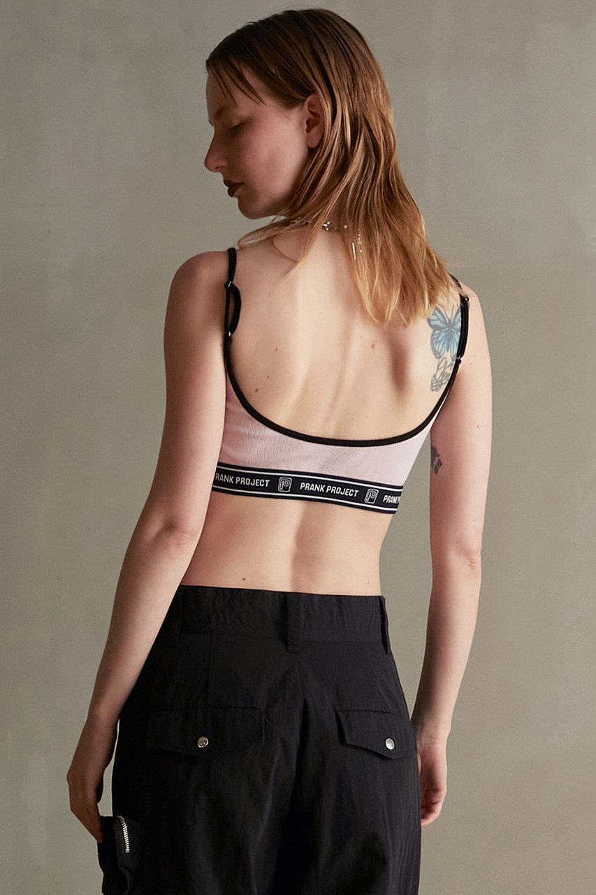【プランク プロジェクト/PRANK PROJECT】のロゴバンドブラトップ / Logo Band Bra Top 人気、トレンドファッション・服の通販 founy(ファニー) 　ファッション　Fashion　レディースファッション　Fashion for Women　ワンピース　Dresses　下着・ランジェリー　Lingerie & Intimates　インナー　Innerwear　ジャケット　Jacket, Outerwear　スポーティ　Sporty, Casual Athletic　テレコ　Ribbed, Rib Stitch　ブラジャー　Bra, Lingerie　ランジェリー　Lingerie, Intimate Wear　other-8|ID: prp329100004956315 ipo3291000000037189244