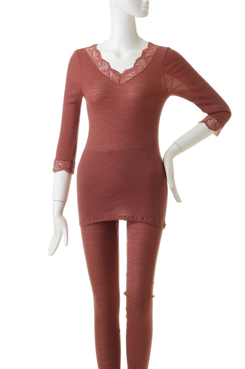 【ハンロ/HANRO】の22AW WOOLEN LACE七分袖 人気、トレンドファッション・服の通販 founy(ファニー) 　ファッション　Fashion　レディースファッション　Fashion for Women　下着・ランジェリー　Lingerie & Intimates　その他ランジェリー・インナーアイテム　Other Lingerie / Intimates　2022年　2022　2022-2023秋冬・A/W　Autumn/Winter 2022–23 AW22–23　おすすめ　Recommended / Our Picks　インナー　Innerwear　シルク　Silk, 100% Silk　セットアップ　Set-Up, Coordinated Outfit　フィット　Fit, Slim Fit　ランジェリー　Lingerie, Intimate Wear　レース　Lace, Lace Fabric　A/W・秋冬　Autumn/Winter　other-2|ID: prp329100004956352 ipo3291000000037189548