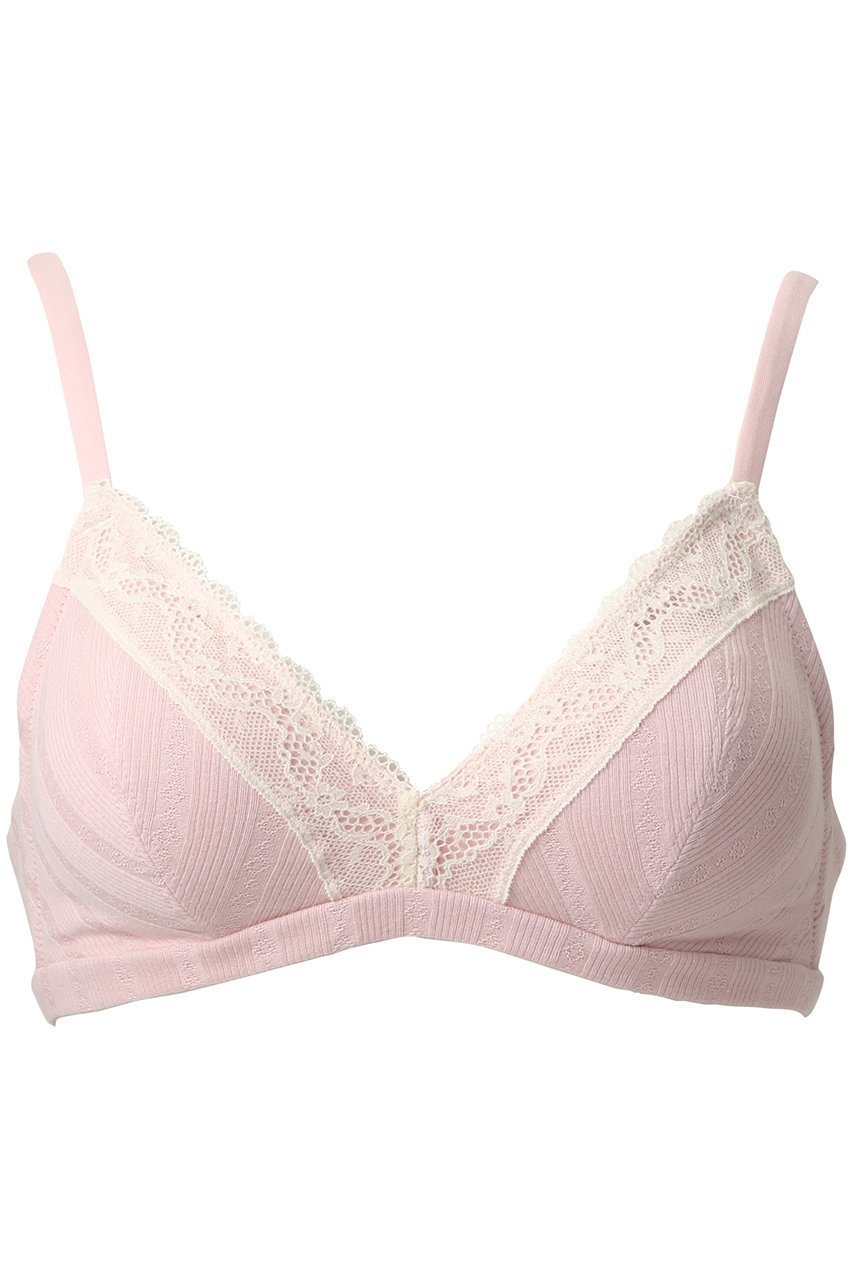 【キッドブルー/KID BLUE】の26コットンリブJQカップブラ インテリア・キッズ・メンズ・レディースファッション・服の通販 founy(ファニー) 　ファッション　Fashion　レディースファッション　Fashion for Women　下着・ランジェリー　Lingerie & Intimates　ブラジャー・ランジェリーブラ　Bras / Lingerie Bras　シンプル　Simple, Minimal　ブラジャー　Bra, Lingerie　ランジェリー　Lingerie, Intimate Wear　レース　Lace, Lace Fabric　エレガント 上品　Elegant　ピンク|ID: prp329100004956484 ipo3291000000037190595