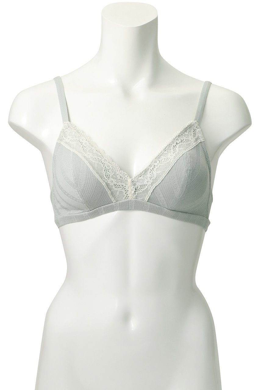 【キッドブルー/KID BLUE】の26コットンリブJQカップブラ 人気、トレンドファッション・服の通販 founy(ファニー) 　ファッション　Fashion　レディースファッション　Fashion for Women　下着・ランジェリー　Lingerie & Intimates　ブラジャー・ランジェリーブラ　Bras / Lingerie Bras　シンプル　Simple, Minimal　ブラジャー　Bra, Lingerie　ランジェリー　Lingerie, Intimate Wear　レース　Lace, Lace Fabric　エレガント 上品　Elegant　other-2|ID: prp329100004956484 ipo3291000000037190597