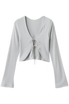 【ランジェリーク/LANGELIQUE】のマリア(L) リブカーディガン 人気、トレンドファッション・服の通販 founy(ファニー) ファッション Fashion レディースファッション Fashion for Women 下着・ランジェリー Lingerie & Intimates その他ランジェリー・インナーアイテム Other Lingerie / Intimates おすすめ Recommended / Our Picks インナー Innerwear カーディガン Cardigan, Knitwear ショート Short, Short Length フィット Fit, Slim Fit フレア Flare, Flared ランジェリー Lingerie, Intimate Wear リボン Ribbon, Bow ワイド Wide, Wide Fit thumbnail ライト・グレー|ID: prp329100004956491 ipo3291000000037190661