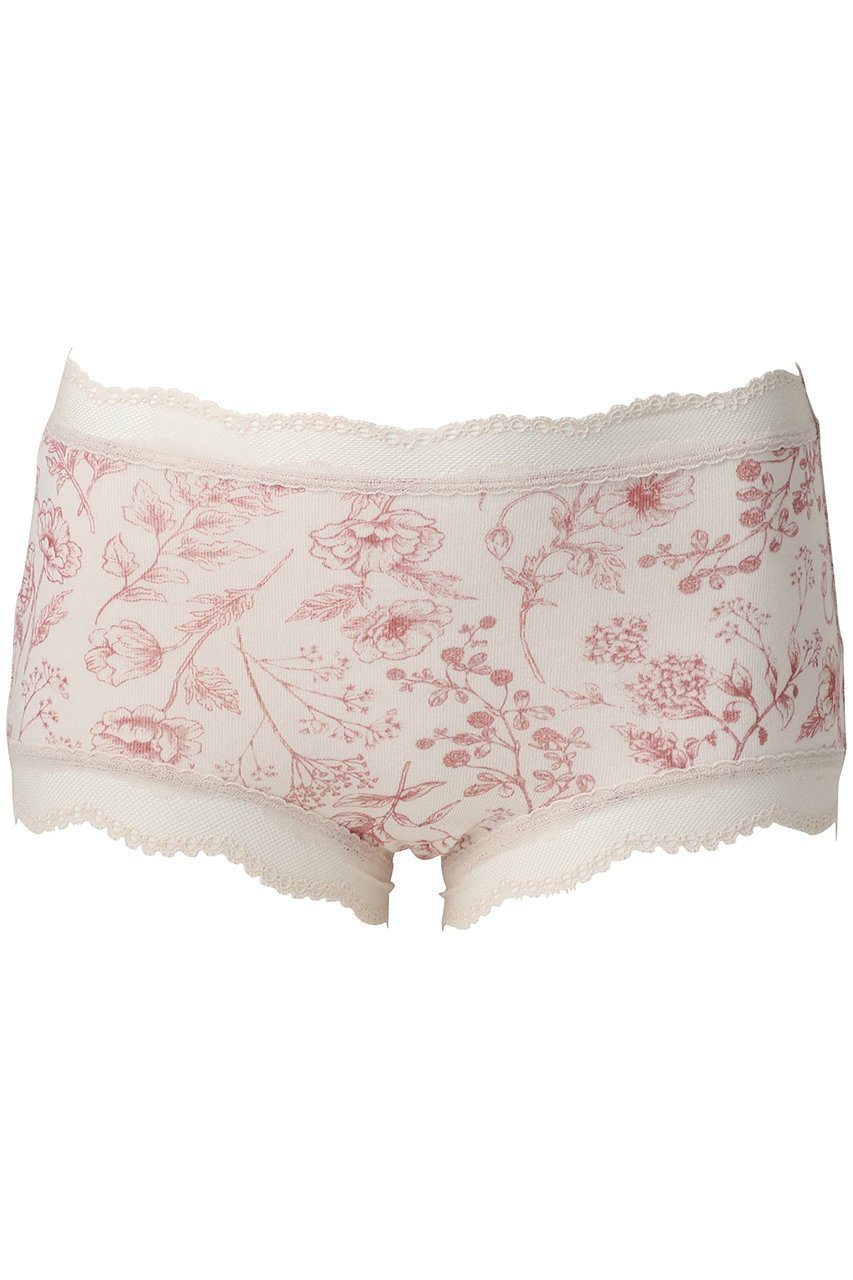 【キッドブルー/KID BLUE】のフルールPt Sカルソン 人気、トレンドファッション・服の通販 founy(ファニー) 　ファッション　Fashion　レディースファッション　Fashion for Women　下着・ランジェリー　Lingerie & Intimates　ショーツ・ランジェリー用ボトムス　Panties / Briefs / Lingerie Bottoms　ショーツ　Shorts, Short Pants　ショート　Short, Short Length　フィット　Fit, Slim Fit　フラワー　Flower, Floral　プリント　Print, Printed Pattern　モチーフ　Motif, Design Theme　ランジェリー　Lingerie, Intimate Wear　レース　Lace, Lace Fabric　エレガント 上品　Elegant　 other-1|ID: prp329100004956495 ipo3291000000037190700