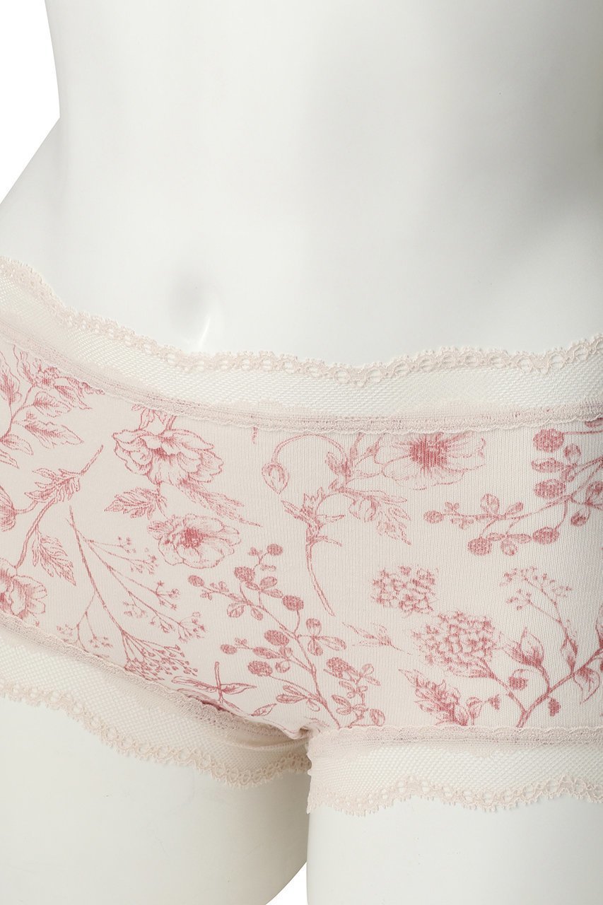 【キッドブルー/KID BLUE】のフルールPt Sカルソン 人気、トレンドファッション・服の通販 founy(ファニー) 　ファッション　Fashion　レディースファッション　Fashion for Women　下着・ランジェリー　Lingerie & Intimates　ショーツ・ランジェリー用ボトムス　Panties / Briefs / Lingerie Bottoms　ショーツ　Shorts, Short Pants　ショート　Short, Short Length　フィット　Fit, Slim Fit　フラワー　Flower, Floral　プリント　Print, Printed Pattern　モチーフ　Motif, Design Theme　ランジェリー　Lingerie, Intimate Wear　レース　Lace, Lace Fabric　エレガント 上品　Elegant　other-5|ID: prp329100004956495 ipo3291000000037190706