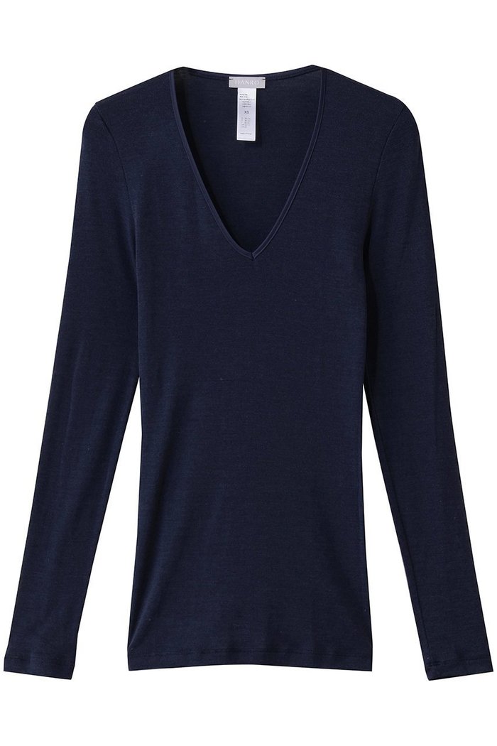 【ハンロ/HANRO】のVネック長袖プルオーバー インテリア・キッズ・メンズ・レディースファッション・服の通販 founy(ファウニー) https://founy.com/ ファッション Fashion レディースファッション Fashion for Women 下着・ランジェリー Lingerie & Intimates その他ランジェリー・インナーアイテム Other Lingerie / Intimates インナー Innerwear シルク Silk, 100% Silk シンプル Simple, Minimal ランジェリー Lingerie, Intimate Wear エレガント 上品 Elegant 長袖 Long Sleeve, Full Sleeve |ID: prp329100004956509 ipo3291000000037190825