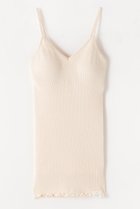 【プリスティン/PRISTINE】のカップ付きテレコキャミソール ナチュラル|ID: prp329100004956526 ipo3291000000037190981