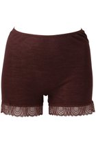 【ハンロ/HANRO】のWOOLEN LACEショーツ 人気、トレンドファッション・服の通販 founy(ファニー) ファッション Fashion レディースファッション Fashion for Women 下着・ランジェリー Lingerie & Intimates ショーツ・ランジェリー用ボトムス Panties / Briefs / Lingerie Bottoms インナー Innerwear エレガント 上品 Elegant ショーツ Shorts, Short Pants シルク Silk, 100% Silk ジャカード／ジャガード Jacquard, Woven Pattern ベーシック Basic, Essential ラグジュアリー Luxury, Elegant ランジェリー Lingerie, Intimate Wear レース Lace, Lace Fabric thumbnail ブラウン|ID: prp329100004956529 ipo3291000000037191008