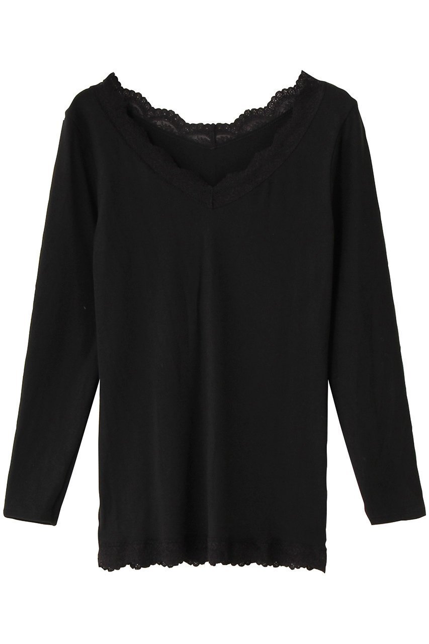 【キッドブルー/KID BLUE】の25起毛ベア天長袖インナー インテリア・キッズ・メンズ・レディースファッション・服の通販 founy(ファニー) 　ファッション　Fashion　レディースファッション　Fashion for Women　下着・ランジェリー　Lingerie & Intimates　その他ランジェリー・インナーアイテム　Other Lingerie / Intimates　おすすめ　Recommended / Our Picks　なめらか　Smooth, Silky Texture　インナー　Innerwear　セットアップ　Set-Up, Coordinated Outfit　ランジェリー　Lingerie, Intimate Wear　人気　Popular, Best Seller　定番　Standard, Basic Item　A/W・秋冬　Autumn/Winter　長袖　Long Sleeve, Full Sleeve　ブラック|ID: prp329100004956541 ipo3291000000037191113