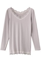 【キッドブルー/KID BLUE】の25起毛ベア天長袖インナー 人気、トレンドファッション・服の通販 founy(ファニー) ファッション Fashion レディースファッション Fashion for Women 下着・ランジェリー Lingerie & Intimates その他ランジェリー・インナーアイテム Other Lingerie / Intimates おすすめ Recommended / Our Picks なめらか Smooth, Silky Texture インナー Innerwear セットアップ Set-Up, Coordinated Outfit ランジェリー Lingerie, Intimate Wear 人気 Popular, Best Seller 定番 Standard, Basic Item A/W・秋冬 Autumn/Winter 長袖 Long Sleeve, Full Sleeve thumbnail グレー|ID: prp329100004956541 ipo3291000000037191114