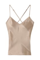 【フートーキョー/Foo Tokyo】のシルクキャミソール 人気、トレンドファッション・服の通販 founy(ファニー) ファッション Fashion レディースファッション Fashion for Women 下着・ランジェリー Lingerie & Intimates その他ランジェリー・インナーアイテム Other Lingerie / Intimates インナー Innerwear キャミソール Camisole, Spaghetti Strap Top シルク Silk, 100% Silk ランジェリー Lingerie, Intimate Wear リラックス Relax, Relaxed Fit エレガント 上品 Elegant thumbnail ピンクベージュ|ID: prp329100004956544 ipo3291000000037191139