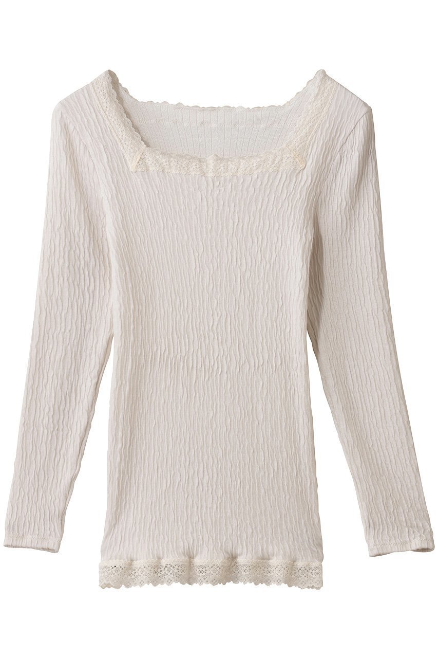 【キッドブルー/KID BLUE】の25裏綿接結長袖インナー インテリア・キッズ・メンズ・レディースファッション・服の通販 founy(ファニー) 　ファッション　Fashion　レディースファッション　Fashion for Women　下着・ランジェリー　Lingerie & Intimates　その他ランジェリー・インナーアイテム　Other Lingerie / Intimates　インナー　Innerwear　シンプル　Simple, Minimal　デコルテ　Décolleté, Neckline　フィット　Fit, Slim Fit　ランジェリー　Lingerie, Intimate Wear　長袖　Long Sleeve, Full Sleeve　ライトグレー|ID: prp329100004956550 ipo3291000000037191194