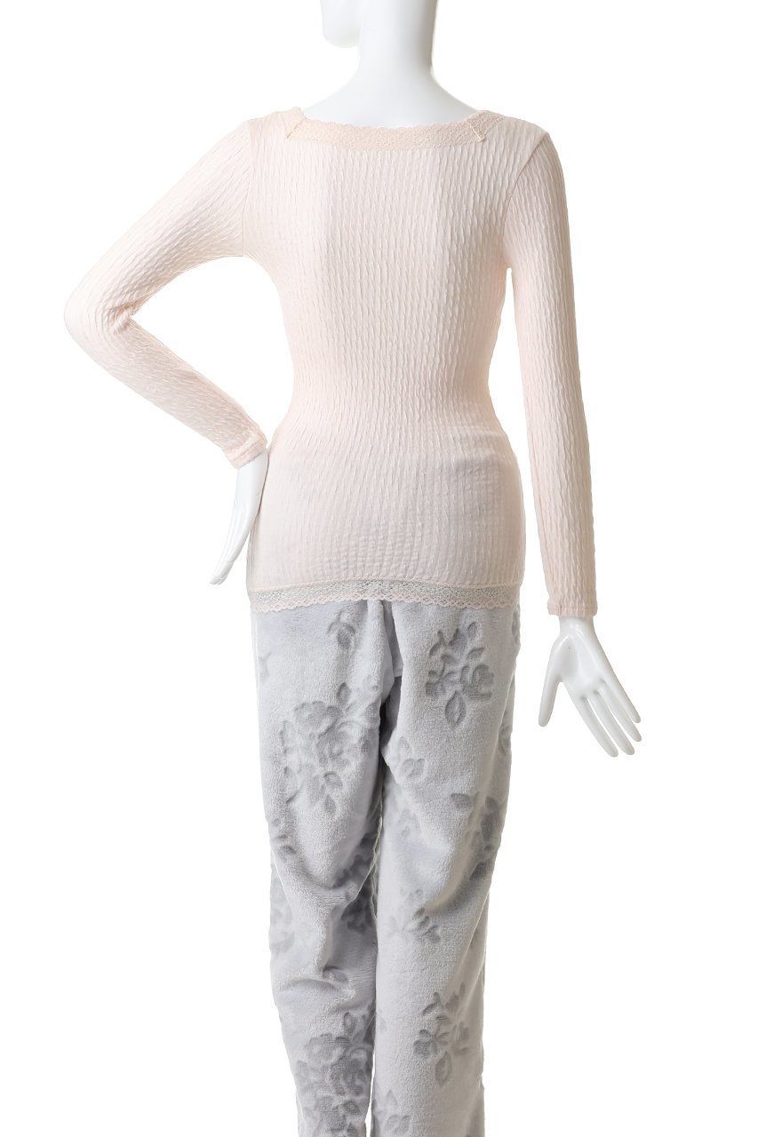 【キッドブルー/KID BLUE】の25裏綿接結長袖インナー 人気、トレンドファッション・服の通販 founy(ファニー) 　ファッション　Fashion　レディースファッション　Fashion for Women　下着・ランジェリー　Lingerie & Intimates　その他ランジェリー・インナーアイテム　Other Lingerie / Intimates　インナー　Innerwear　シンプル　Simple, Minimal　デコルテ　Décolleté, Neckline　フィット　Fit, Slim Fit　ランジェリー　Lingerie, Intimate Wear　長袖　Long Sleeve, Full Sleeve　other-4|ID: prp329100004956550 ipo3291000000037191197