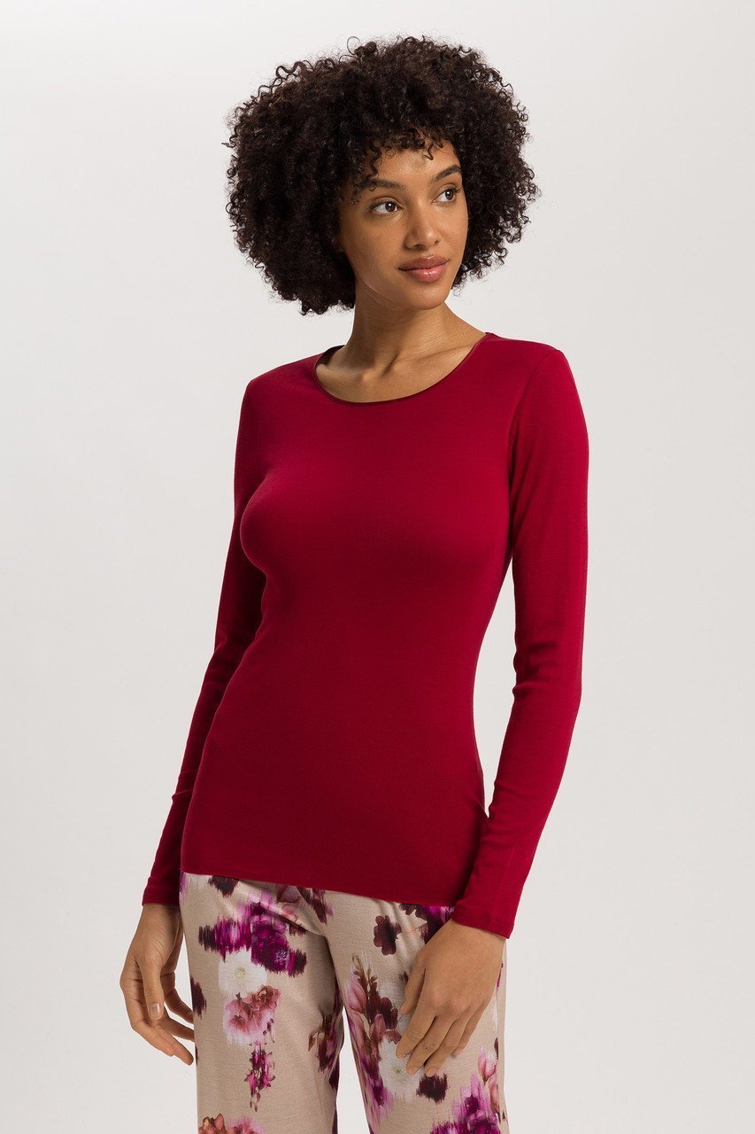 【ハンロ/HANRO】のCOTTON SEAMLESS長袖 人気、トレンドファッション・服の通販 founy(ファニー) 　ファッション　Fashion　レディースファッション　Fashion for Women　トップス・カットソー　Cut & Sew Tops　下着・ランジェリー　Lingerie & Intimates　シンプル　Simple, Minimal　パジャマ　Pajamas, Sleepwear　長袖　Long Sleeve, Full Sleeve　other-7|ID: prp329100004956571 ipo3291000000037191385