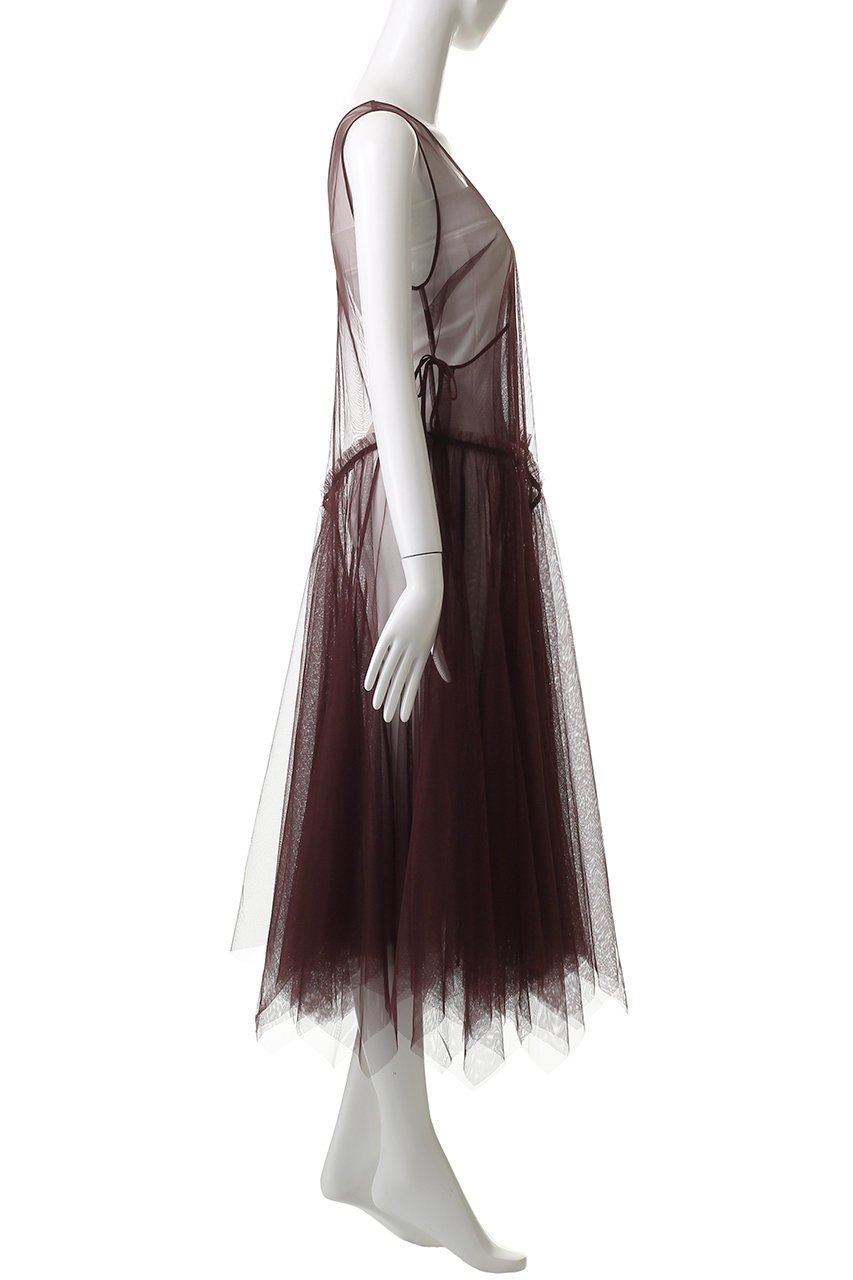 【ユエ/Yue】の【FETICO×Yue】マキシ丈のカシュクールワンピース 人気、トレンドファッション・服の通販 founy(ファニー) 　ファッション　Fashion　レディースファッション　Fashion for Women　ワンピース　Dresses　下着・ランジェリー　Lingerie & Intimates　インナー　Innerwear　グラデーション　Gradient, Ombre　シアー　Sheer, See-Through　シンプル　Simple, Minimal　タートルネック　Turtleneck, High Neck　チュール　Tulip, Tulip Motif　ドレス　Dress, One-Piece　マキシ　Maxi, Full Length　ランジェリー　Lingerie, Intimate Wear　ランダム　Random, Irregular　ロング　Long, Long-Length　定番　Standard, Basic Item　other-3|ID: prp329100004956593 ipo3291000000037191588