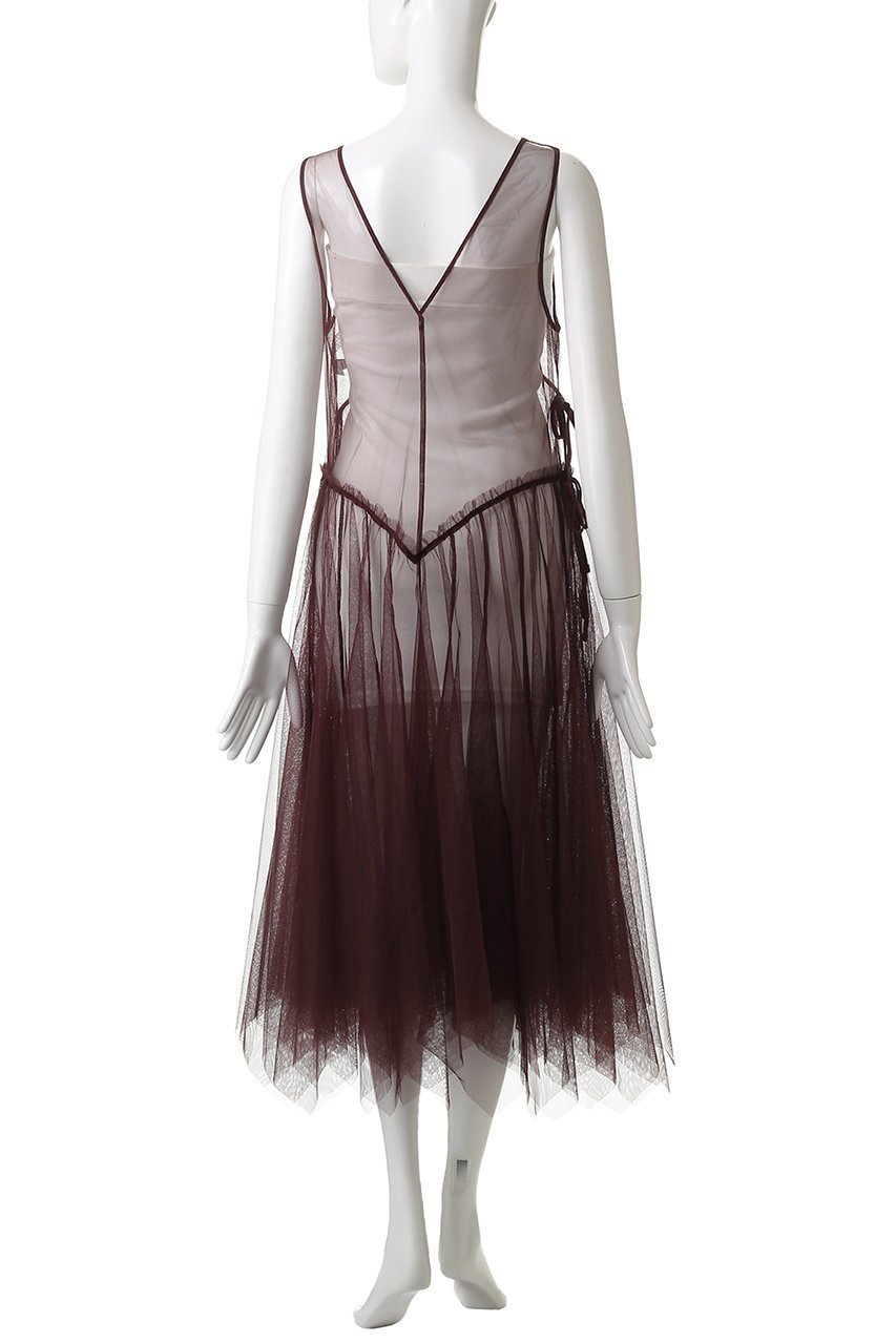 【ユエ/Yue】の【FETICO×Yue】マキシ丈のカシュクールワンピース 人気、トレンドファッション・服の通販 founy(ファニー) 　ファッション　Fashion　レディースファッション　Fashion for Women　ワンピース　Dresses　下着・ランジェリー　Lingerie & Intimates　インナー　Innerwear　グラデーション　Gradient, Ombre　シアー　Sheer, See-Through　シンプル　Simple, Minimal　タートルネック　Turtleneck, High Neck　チュール　Tulip, Tulip Motif　ドレス　Dress, One-Piece　マキシ　Maxi, Full Length　ランジェリー　Lingerie, Intimate Wear　ランダム　Random, Irregular　ロング　Long, Long-Length　定番　Standard, Basic Item　other-4|ID: prp329100004956593 ipo3291000000037191589