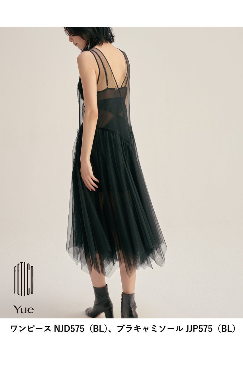 【ユエ/Yue】の【FETICO×Yue】マキシ丈のカシュクールワンピース 人気、トレンドファッション・服の通販 founy(ファニー) 　ファッション　Fashion　レディースファッション　Fashion for Women　ワンピース　Dresses　下着・ランジェリー　Lingerie & Intimates　インナー　Innerwear　グラデーション　Gradient, Ombre　シアー　Sheer, See-Through　シンプル　Simple, Minimal　タートルネック　Turtleneck, High Neck　チュール　Tulip, Tulip Motif　ドレス　Dress, One-Piece　マキシ　Maxi, Full Length　ランジェリー　Lingerie, Intimate Wear　ランダム　Random, Irregular　ロング　Long, Long-Length　定番　Standard, Basic Item　other-6|ID: prp329100004956593 ipo3291000000037191591