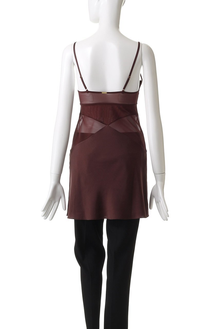 【ユエ/Yue】の【FETICO×Yue】ワイヤー入りカップ付きロングキャミソール 人気、トレンドファッション・服の通販 founy(ファニー) 　ファッション　Fashion　レディースファッション　Fashion for Women　ワンピース　Dresses　下着・ランジェリー　Lingerie & Intimates　インナー　Innerwear　キャミソール　Camisole, Spaghetti Strap Top　シアー　Sheer, See-Through　ドレス　Dress, One-Piece　フィット　Fit, Slim Fit　ランジェリー　Lingerie, Intimate Wear　ロング　Long, Long-Length　ワイヤー　Wire, Wired Bra　エレガント 上品　Elegant　other-4|ID: prp329100004956594 ipo3291000000037191598