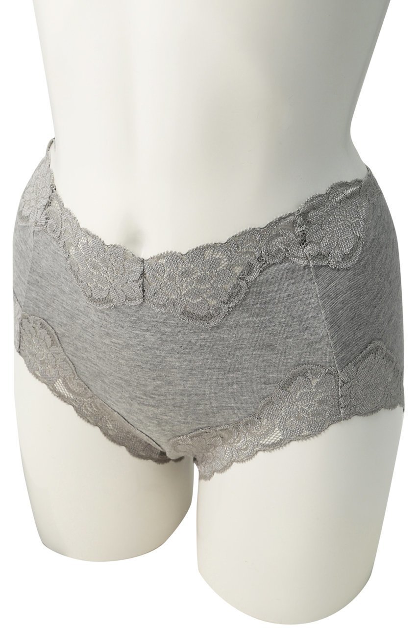 【ツェルマット/ZERMATT】の【ELLE SHOP限定】ハイウエストショーツ Mサイズ インテリア・キッズ・メンズ・レディースファッション・服の通販 founy(ファニー) 　ファッション　Fashion　レディースファッション　Fashion for Women　下着・ランジェリー　Lingerie & Intimates　ショーツ・ランジェリー用ボトムス　Panties / Briefs / Lingerie Bottoms　おすすめ　Recommended / Our Picks　ショーツ　Shorts, Short Pants　セットアップ　Set-Up, Coordinated Outfit　フィット　Fit, Slim Fit　フェミニン　Feminine, Girly　ブラジャー　Bra, Lingerie　ランジェリー　Lingerie, Intimate Wear　レース　Lace, Lace Fabric　定番　Standard, Basic Item　グレー|ID: prp329100004956604 ipo3291000000037191690