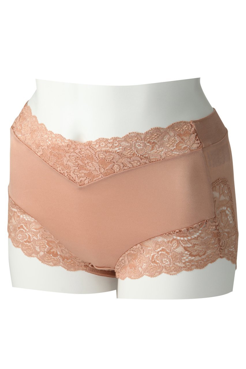 【ツェルマット/ZERMATT】のウエストレース カシュクール ヒップセンターギャザーショーツ Lサイズ インテリア・キッズ・メンズ・レディースファッション・服の通販 founy(ファニー) 　ファッション　Fashion　レディースファッション　Fashion for Women　下着・ランジェリー　Lingerie & Intimates　ショーツ・ランジェリー用ボトムス　Panties / Briefs / Lingerie Bottoms　カシュクール　Wrap Design　ギャザー　Gathered, Ruffled　ショーツ　Shorts, Short Pants　センター　Center, Center Line　ランジェリー　Lingerie, Intimate Wear　レース　Lace, Lace Fabric　定番　Standard, Basic Item　モカ|ID: prp329100004956613 ipo3291000000037191840