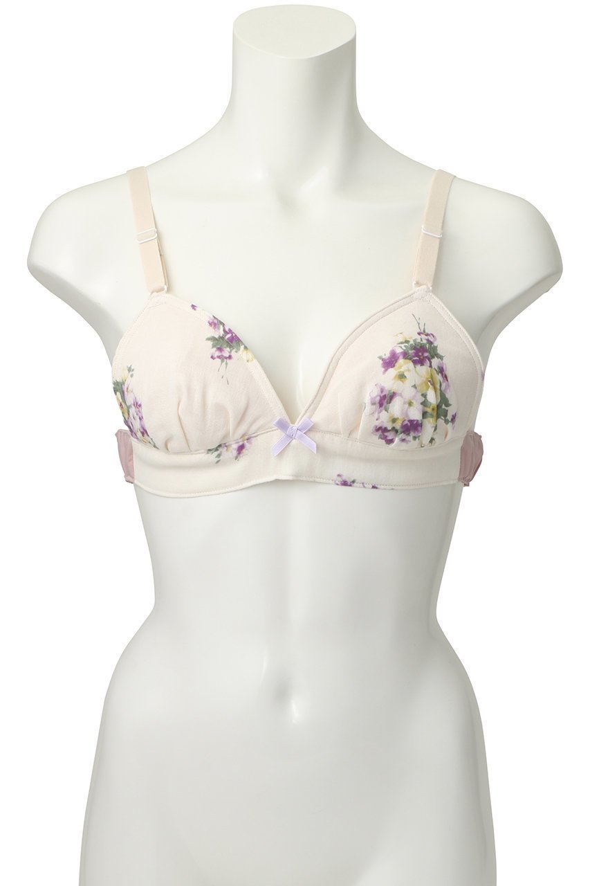 【ナナデコール/nanadecor】のプリムローズトライアングルブラパープル 人気、トレンドファッション・服の通販 founy(ファニー) 　ファッション　Fashion　レディースファッション　Fashion for Women　下着・ランジェリー　Lingerie & Intimates　その他ランジェリー・インナーアイテム　Other Lingerie / Intimates　アンダー　Underwear Essentials　トライアングル　Triangle, Triangular Shape　ブラジャー　Bra, Lingerie　ランジェリー　Lingerie, Intimate Wear　リボン　Ribbon, Bow　ローズ　Rose, Rose Motif　other-2|ID: prp329100004956618 ipo3291000000037191913