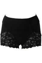 【ツェルマット/ZERMATT】のジャストウエストボクサーショーツ Lサイズ 人気、トレンドファッション・服の通販 founy(ファニー) ファッション Fashion レディースファッション Fashion for Women 下着・ランジェリー Lingerie & Intimates ショーツ・ランジェリー用ボトムス Panties / Briefs / Lingerie Bottoms なめらか Smooth, Silky Texture ショーツ Shorts, Short Pants ラグジュアリー Luxury, Elegant ランジェリー Lingerie, Intimate Wear レース Lace, Lace Fabric エレガント 上品 Elegant thumbnail ブラック|ID: prp329100004956619 ipo3291000000037191933