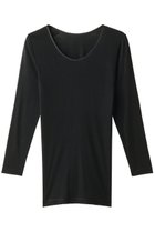 【ランジェリーク/LANGELIQUE】の長袖(シルクフライス) 人気、トレンドファッション・服の通販 founy(ファニー) ファッション Fashion レディースファッション Fashion for Women 下着・ランジェリー Lingerie & Intimates その他ランジェリー・インナーアイテム Other Lingerie / Intimates なめらか Smooth, Silky Texture インナー Innerwear シルク Silk, 100% Silk ストレッチ Stretch, Stretchy Fabric ランジェリー Lingerie, Intimate Wear 定番 Standard, Basic Item 長袖 Long Sleeve, Full Sleeve thumbnail ブラック|ID: prp329100004956624 ipo3291000000037192012