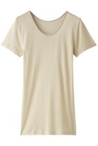 【ランジェリーク/LANGELIQUE】の半袖(シルクフライス) 人気、トレンドファッション・服の通販 founy(ファニー) ファッション Fashion レディースファッション Fashion for Women 下着・ランジェリー Lingerie & Intimates その他ランジェリー・インナーアイテム Other Lingerie / Intimates お家時間・ステイホーム Stay Home / At Home なめらか Smooth, Silky Texture インナー Innerwear シルク Silk, 100% Silk シンプル Simple, Minimal ストレッチ Stretch, Stretchy Fabric ランジェリー Lingerie, Intimate Wear 半袖 Short Sleeve, Half Sleeve 旅行 Travel thumbnail ベージュ|ID: prp329100004956625 ipo3291000000037192033