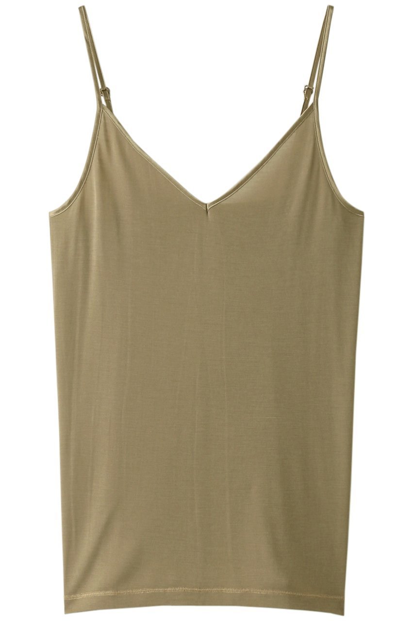 【ランジェリーク/LANGELIQUE】のキャミソール(シルクフライス) インテリア・キッズ・メンズ・レディースファッション・服の通販 founy(ファニー) 　ファッション　Fashion　レディースファッション　Fashion for Women　下着・ランジェリー　Lingerie & Intimates　その他ランジェリー・インナーアイテム　Other Lingerie / Intimates　なめらか　Smooth, Silky Texture　インナー　Innerwear　キャミソール　Camisole, Spaghetti Strap Top　シルク　Silk, 100% Silk　シンプル　Simple, Minimal　ランジェリー　Lingerie, Intimate Wear　定番　Standard, Basic Item　グレイッシュブラウン|ID: prp329100004956626 ipo3291000000037192053