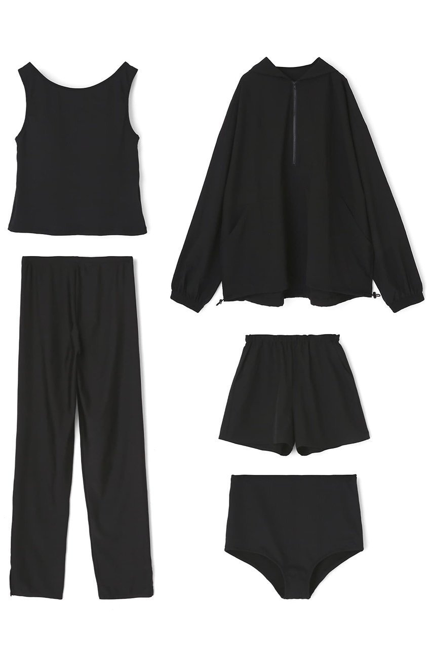 【レイール/Reir】の【BeachQueen】ハーフジップラッシュパーカー+リブタンキニ水着+レギンス5点セット 人気、トレンドファッション・服の通販 founy(ファニー) 　ファッション　Fashion　レディースファッション　Fashion for Women　水着　Swimwear　レディース水着・ビーチウェア　Swimwear & Beachwear　アウトドア　Outdoor Clothing　ショート　Short, Short Length　ショール　Shawl, Wrap　スポーツ　Sports, Activewear　レギンス　Leggings, Stretch Pants　水着　Swimsuit, Swimwear　other-5|ID: prp329100004956656 ipo3291000000037192460