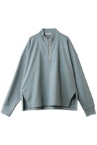 【ジュリエ/Julier】のブラッシュメルトンプルオーバー 人気、トレンドファッション・服の通販 founy(ファニー) ファッション Fashion レディースファッション Fashion for Women トップス・カットソー Cut & Sew Tops カジュアルプルオーバー・ニットトップス Pullovers & Knit Tops / Casual Pullovers スポーツウェア Functional & Stylish Sportswear スポーツ トップス Athletic Tops / Workout Tops / Training Shirts スポーツ Sports, Activewear スリット Slit, Slit Detail スリーブ Sleeve, Long Sleeve / Short Sleeve メルトン Melton, Heavy Wool ロング Long, Long-Length A/W・秋冬 Autumn/Winter thumbnail ミントグリーン|ID: prp329100004956658 ipo3291000000037192470