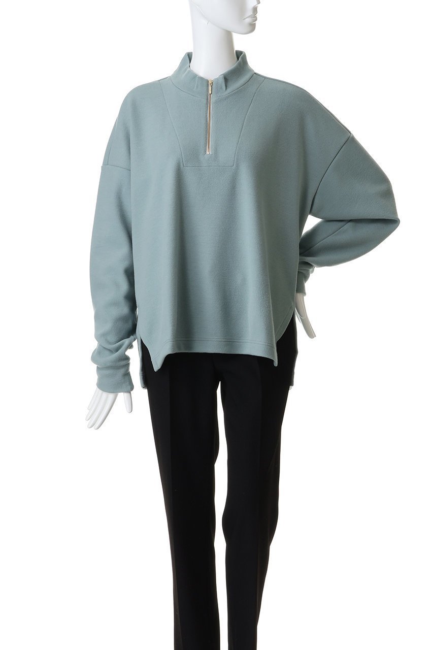 【ジュリエ/Julier】のブラッシュメルトンプルオーバー 人気、トレンドファッション・服の通販 founy(ファニー) 　ファッション　Fashion　レディースファッション　Fashion for Women　トップス・カットソー　Cut & Sew Tops　カジュアルプルオーバー・ニットトップス　Pullovers & Knit Tops / Casual Pullovers　スポーツウェア　Functional & Stylish Sportswear　スポーツ トップス　Athletic Tops / Workout Tops / Training Shirts　スポーツ　Sports, Activewear　スリット　Slit, Slit Detail　スリーブ　Sleeve, Long Sleeve / Short Sleeve　メルトン　Melton, Heavy Wool　ロング　Long, Long-Length　A/W・秋冬　Autumn/Winter　other-2|ID: prp329100004956658 ipo3291000000037192476