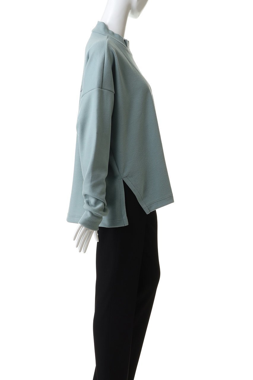 【ジュリエ/Julier】のブラッシュメルトンプルオーバー 人気、トレンドファッション・服の通販 founy(ファニー) 　ファッション　Fashion　レディースファッション　Fashion for Women　トップス・カットソー　Cut & Sew Tops　カジュアルプルオーバー・ニットトップス　Pullovers & Knit Tops / Casual Pullovers　スポーツウェア　Functional & Stylish Sportswear　スポーツ トップス　Athletic Tops / Workout Tops / Training Shirts　スポーツ　Sports, Activewear　スリット　Slit, Slit Detail　スリーブ　Sleeve, Long Sleeve / Short Sleeve　メルトン　Melton, Heavy Wool　ロング　Long, Long-Length　A/W・秋冬　Autumn/Winter　other-3|ID: prp329100004956658 ipo3291000000037192477