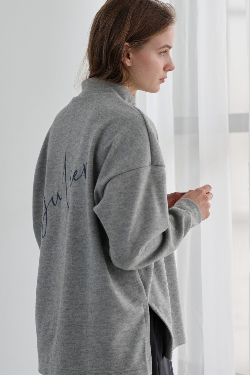 【ジュリエ/Julier】のブラッシュメルトンプルオーバー 人気、トレンドファッション・服の通販 founy(ファニー) 　ファッション　Fashion　レディースファッション　Fashion for Women　トップス・カットソー　Cut & Sew Tops　カジュアルプルオーバー・ニットトップス　Pullovers & Knit Tops / Casual Pullovers　スポーツウェア　Functional & Stylish Sportswear　スポーツ トップス　Athletic Tops / Workout Tops / Training Shirts　スポーツ　Sports, Activewear　スリット　Slit, Slit Detail　スリーブ　Sleeve, Long Sleeve / Short Sleeve　メルトン　Melton, Heavy Wool　ロング　Long, Long-Length　A/W・秋冬　Autumn/Winter　other-7|ID: prp329100004956658 ipo3291000000037192481