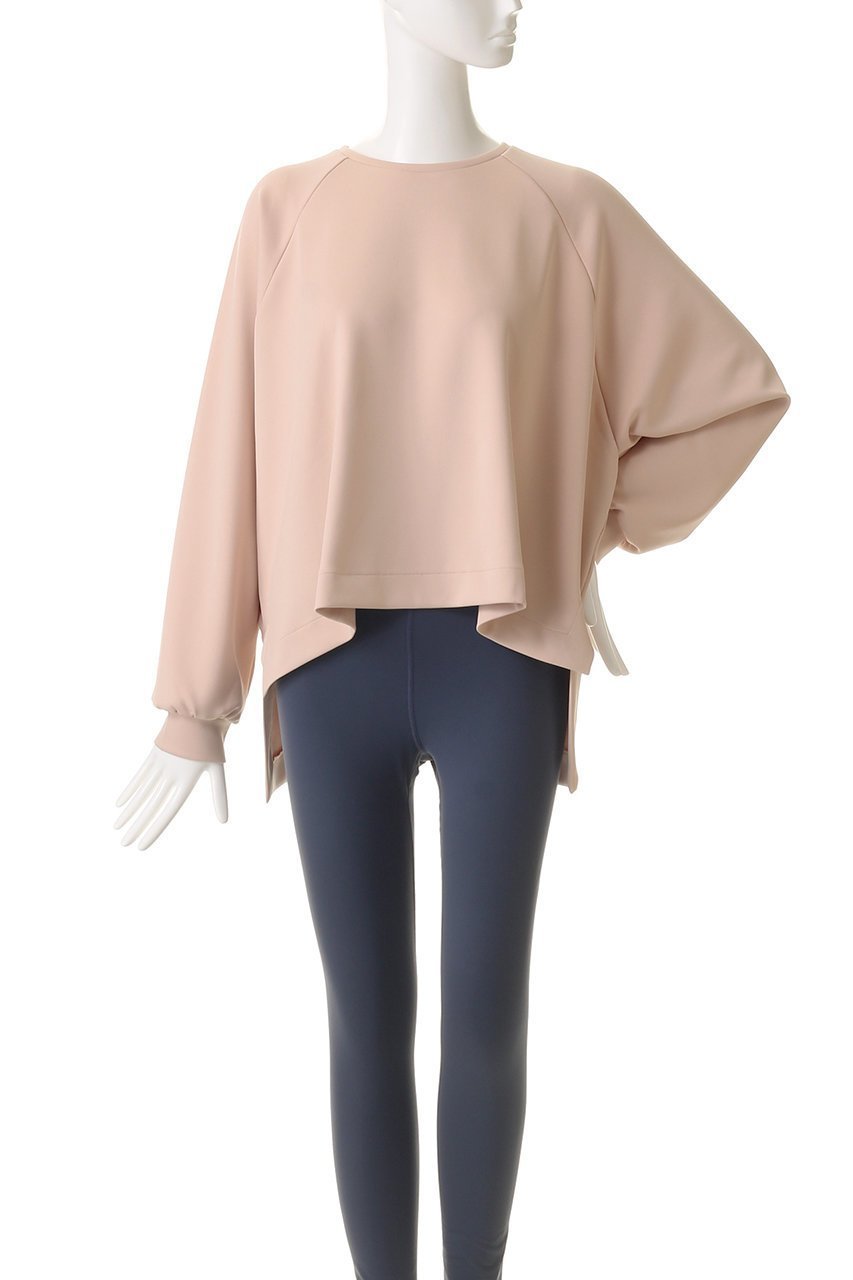 【ジュリエ/Julier】のプランプストレッチラージトップス 人気、トレンドファッション・服の通販 founy(ファニー) 　ファッション　Fashion　レディースファッション　Fashion for Women　トップス・カットソー　Cut & Sew Tops　スポーツウェア　Functional & Stylish Sportswear　スポーツ トップス　Athletic Tops / Workout Tops / Training Shirts　スポーツ　Sports, Activewear　スリット　Slit, Slit Detail　スリーブ　Sleeve, Long Sleeve / Short Sleeve　ヨガ　Yoga, Yoga Wear　ワーク　Workwear, Utility Style　other-2|ID: prp329100004956665 ipo3291000000037192540