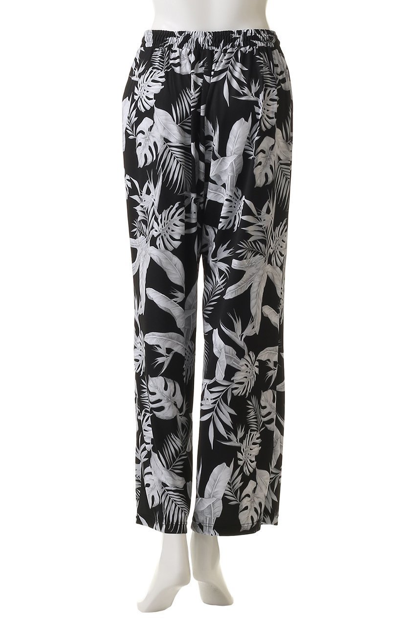 【レイール/Reir】の【San-ai Resort】ロングパンツ 人気、トレンドファッション・服の通販 founy(ファニー) 　ファッション　Fashion　レディースファッション　Fashion for Women　水着　Swimwear　レディース水着・ビーチウェア　Swimwear & Beachwear　おすすめ　Recommended / Our Picks　なめらか　Smooth, Silky Texture　シャーリング　Shirring, Ruched　スポーツ　Sports, Activewear　ビーチ　Beach, Seaside　プリント　Print, Printed Pattern　リゾート　Resort, Vacation Style　リラックス　Relax, Relaxed Fit　リーフ　Leaf, Botanical Leaf　ロング　Long, Long-Length　ワイド　Wide, Wide Fit　ヴィンテージ　Vintage Style　水着　Swimsuit, Swimwear　other-4|ID: prp329100004956670 ipo3291000000037192602