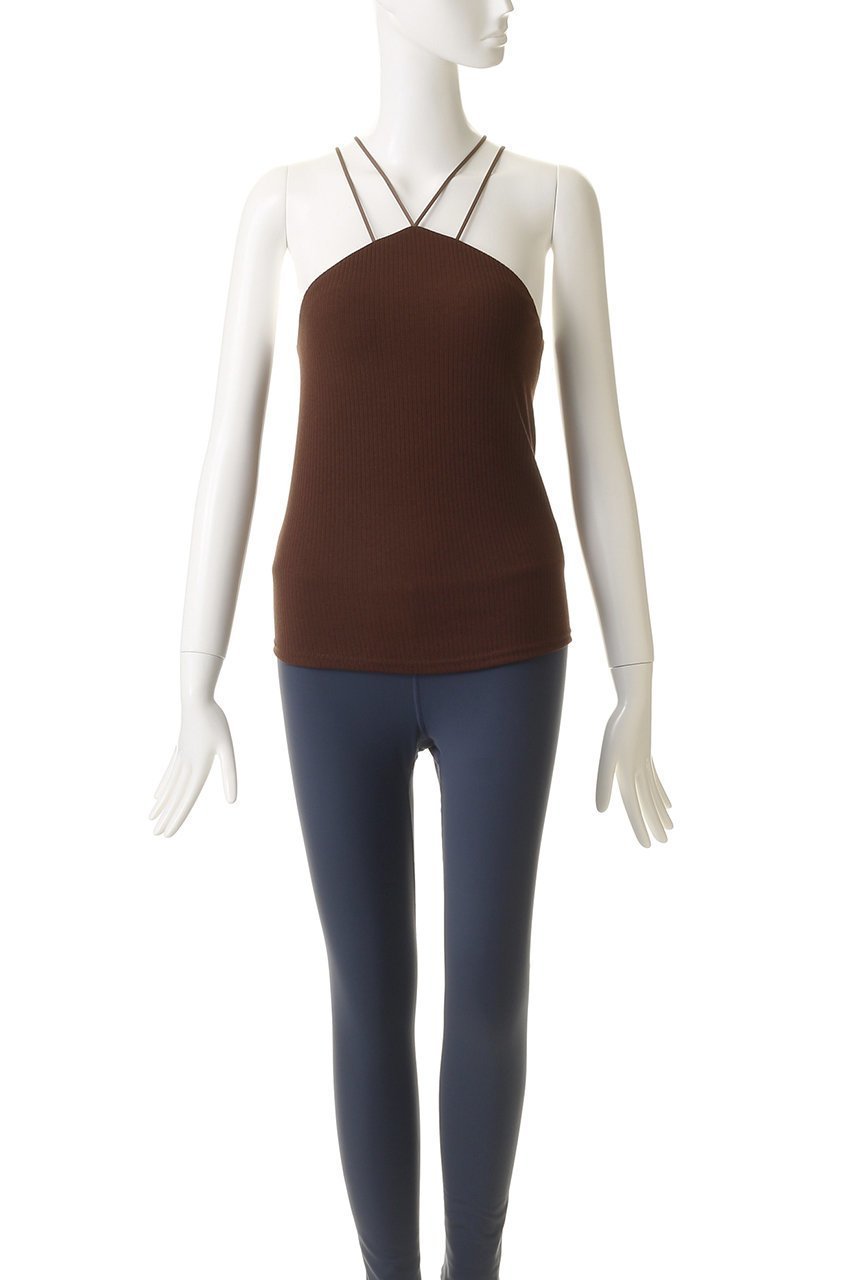 【ジュリエ/Julier】のリブクロスキャミソール 人気、トレンドファッション・服の通販 founy(ファニー) 　ファッション　Fashion　レディースファッション　Fashion for Women　トップス・カットソー　Cut & Sew Tops　キャミソール&ノースリーブ　Camisoles & Sleeveless Tops　スポーツウェア　Functional & Stylish Sportswear　スポーツ トップス　Athletic Tops / Workout Tops / Training Shirts　キャミソール　Camisole, Spaghetti Strap Top　スポーツ　Sports, Activewear　ヨガ　Yoga, Yoga Wear　ワーク　Workwear, Utility Style　other-2|ID: prp329100004956673 ipo3291000000037192630