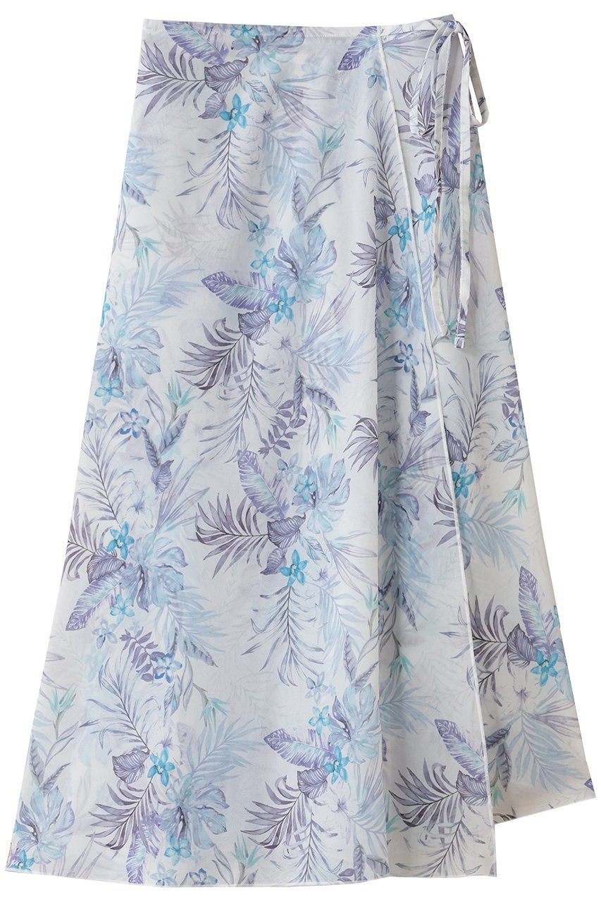 【レイール/Reir】の【San-ai Resort】アレンジパレオ インテリア・キッズ・メンズ・レディースファッション・服の通販 founy(ファニー) 　ファッション　Fashion　レディースファッション　Fashion for Women　水着　Swimwear　レディース水着・ビーチウェア　Swimwear & Beachwear　クール　Cool, Chic　シフォン　Chiffon, Lightweight Fabric　スポーツ　Sports, Activewear　プリント　Print, Printed Pattern　リーフ　Leaf, Botanical Leaf　エレガント 上品　Elegant　水着　Swimsuit, Swimwear　ブルー|ID: prp329100004956674 ipo3291000000037192640